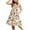 #23, variant on XUNKUSGA Girls Summer Dresses Casual Floral Boho Square Neck Midi Dress Spaghetti Straps Floral Tiered Sundress Smocked Shirred Party Dress 2-12 Years