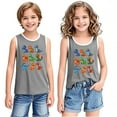 thumbnail image 2 of YABCSAZ Toddler Boys Girls Summer Outfits Sleeveless Tank Tops Loose Fit Active Tee Shirts Kids Casual T-Shirts Blouses Funny Cute Printed Shirts Tops Baby Clothes Size 14 T, 2 of 6
