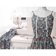 thumbnail image 6 of Soimoi Poly Canvas Blue Fabric By the Yard - 56 Inch Wide - Florals Print Fabric - Elegant and Timeless Patterns for Fashion and Home Decor Printed Fabric, 6 of 6