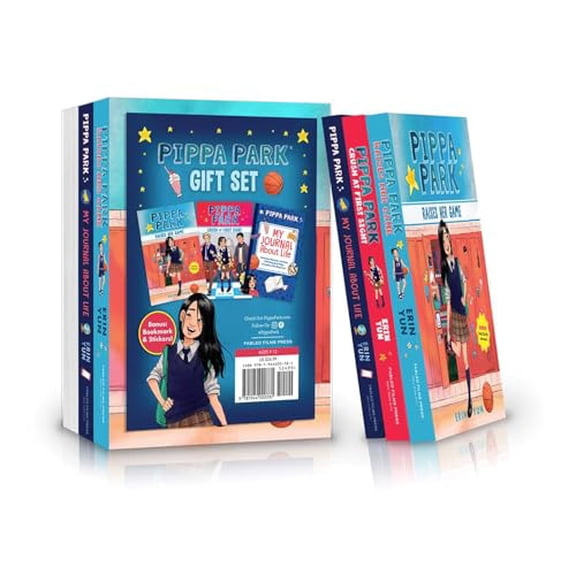 Pre-Owned Pippa Park: Pippa Park Series Gift Set: Pippa Park Raises Her Game + Pippa Park Crush at First Sight (Chapter Books) + Write-In Journal - Limited Edition (Paperback)