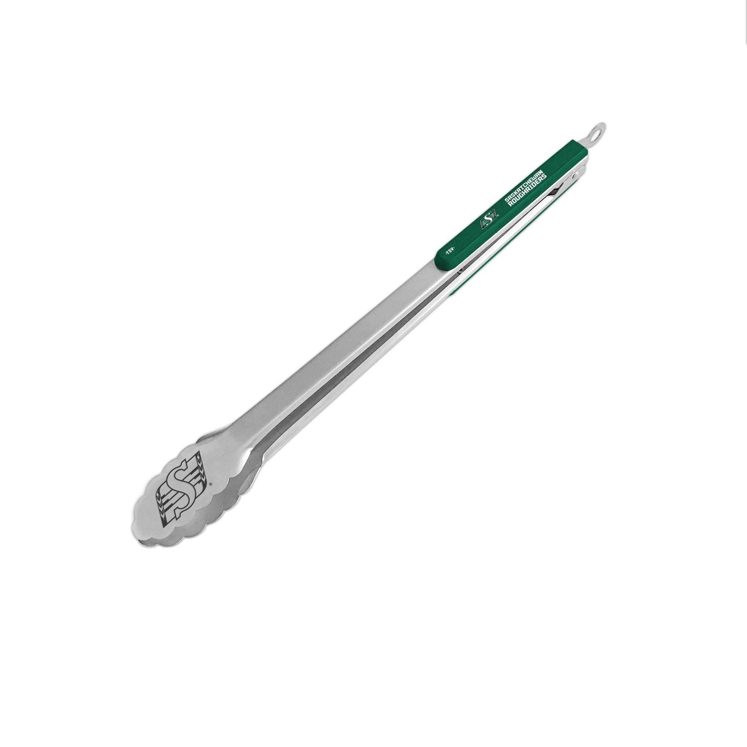OFFICIALLY LICENSED CFL KITCHEN TONGS SASKATCHEWAN ROUGHRIDERS