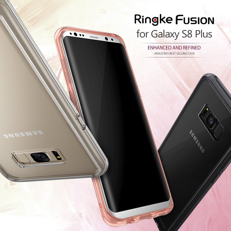 Ringke FUSION Case for Samsung Galaxy S8 Plus, Clear PC Back TPU