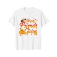 thumbnail image 1 of Womens Happy Friendsgiving Turkey Friends Giving Thankful T-Shirt Black Small, 1 of 5