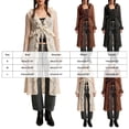thumbnail image 3 of COMVALUE Women Lace Mesh Tie Front Maxi Top Ruffled Long Sleeve Sheer Cardigan See Through Flowy Kimono Cover Up Shirt Black for Size L, 3 of 9