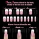 thumbnail image 5 of Nail Tips NOVO OVO BERRY PINK, tapa completa, punta francesa x240, 5 of 7