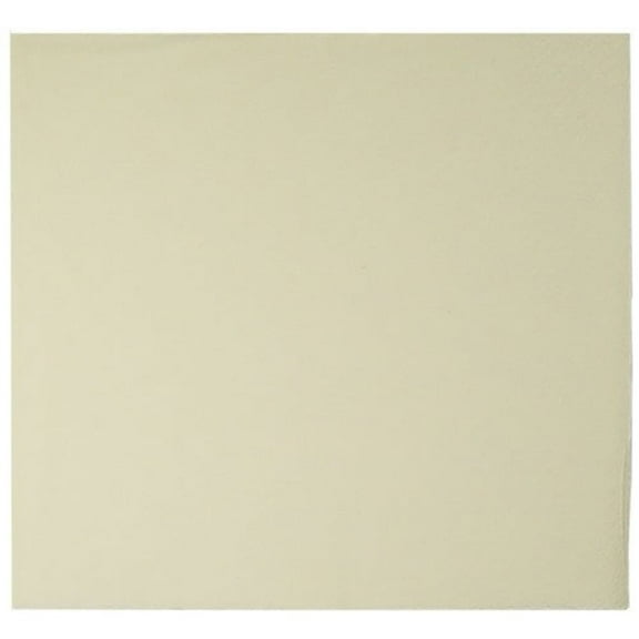 Solid Ivory Beverage Napkins 40 count