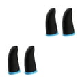 thumbnail image 2 of Maytalsory 2 Pcs Gaming Controller Gloves Touch Screen Anti-skid Elastic Sleeve Fingertips Cover Portable Computer Smartphone Black Blue 2Set, 2 of 6