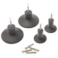 thumbnail image 2 of Wall 65800 Wall Hook Set, Gunmetal, 4.5 cm, 2 of 4