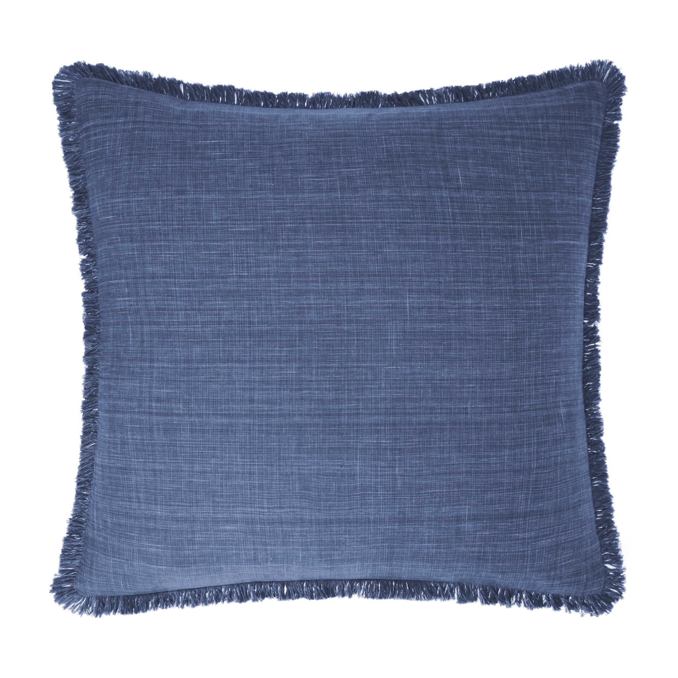Gap Home CrossHatch Decorative Square Throw Pillow with Frayed Edge
