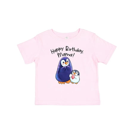 

Inktastic Happy Birthday Mama!- Cute Penguins Gift Baby Boy or Baby Girl T-Shirt
