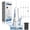 White, variant on Water Flosser for Teeth Cordless: 8 Jet Tips 4 Modes Oral Irrigator Portable, 300ML Tank USB Rechargeable IPX7 Waterproof Water Flossing for Adults Teeth Cleaning Home and Travel