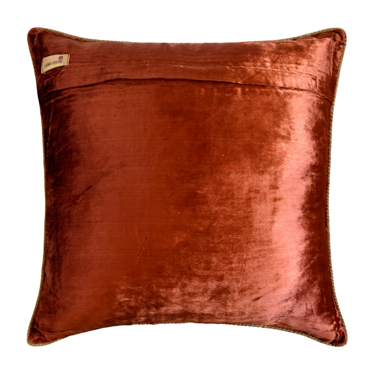 Long Lumbar Pillow // Rust Velvet Pillow Cover // Copper Velvet Pillow // Long  Lumbar Rust Pillow 