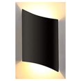 thumbnail image 1 of Aplique LED de pared para interior de 10 W, IP66, de aluminio, resistente al agua, con foco COB, para exterior, para salón, escalera, pasillo, dormitorio, jardín, puerta, balcón, camino, negro/blanco, 1 of 5