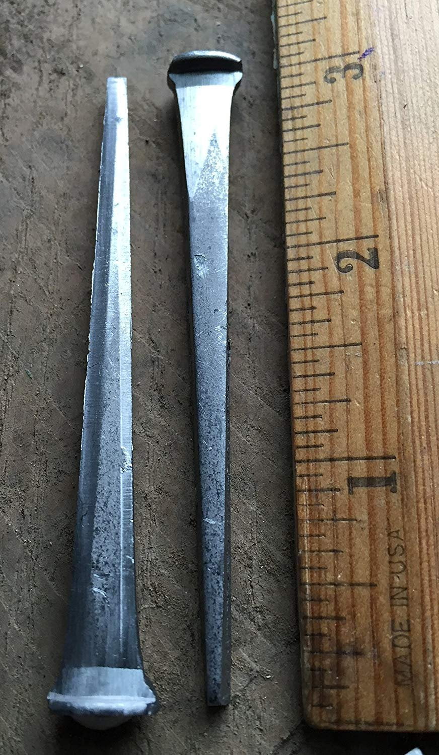 1 lb Box of 3"- STEEL SQUARE COMMON ROSEHEAD STANDARD-10d Nails
