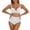 White, variant on Women's Two Pieces Plus Size Bikini Set Solid Color High Waist Bikini Bottom Bathing Suits Summer Fall Casual Seaside Beach Swimsuit,White,M
