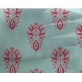 thumbnail image 4 of oneOone Georgette Viscose Fabric Floral Block Printed Fabric 1 Yard 42 Inch Wide, 4 of 4