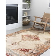 Loloi II Isadora Oriental Ant. Ivory / Sunset Area Rug