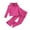 Hot Pink739/A, variant on MEZZALL Girls Outfits 2 Piece Sets Soft Knit Hooded Tops Pants Sweatshirt Sweatpants Sets Comfy Casual Fall Toddler Kids Clothes Ribbed Texture Wear Lovely Dailywear