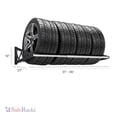thumbnail image 3 of SafeRacks Wall-Mounted Tire Storage Rack with 400lb Capacity, Expands to 56 inches, 3 of 5