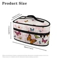 thumbnail image 6 of HELLHERO Pastel Butterflies Garment Steamer Case Reusable Portable Travel Steamer Storage Bag Holder Organizer Easy Storage Cleaning, Case Only, 6 of 6
