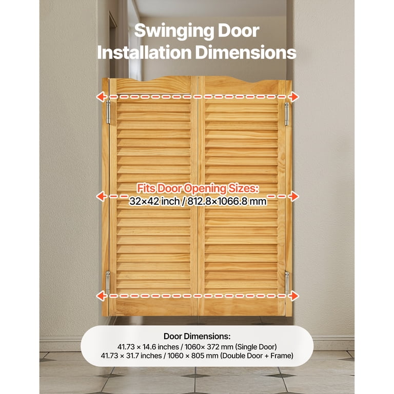 KFFKFF Twin Tavern Doors, Dimensions 32