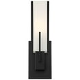 thumbnail image 4 of Possini Euro Design Midtown Modern Wall Light Sconce Black Hardwire 4 1/2" Fixture Opal White Glass Shade for Bedroom Bathroom Vanity Living Room, 4 of 7