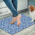 thumbnail image 4 of CounterArt "Blue Medallion" 30” x 20” Decorative Vinyl Comfort Floor Mat, 4 of 7