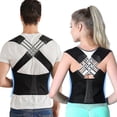 thumbnail image 2 of Posture Corrector For Women Men, Adjustable Shoulder Posture Brace, Back Straightener Posture, Used For Middle And Upper Spine Large, 2 of 5