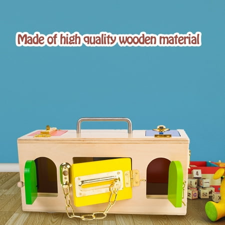 Leking Montessori Jouets Boite De Verrouillage Montessori Materiel Sensoriel Jouets Educatifs En Bois Enfants Montessori Bebe Jouet Walmart Canada Leking Montessori Jouets Boite De Verrouillage Montessori Materiel Sensoriel Jouets Educatifs En Bois Enfants Montessori Bebe Jouet Walmart Canada