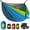 Sky Blue&green-Small, variant on Small Sky Blue&green Camping Hammock with Mosquito Net for Indoor Outdoor Backpacking Beach