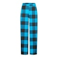 thumbnail image 3 of Runfenguu Men'S Pants Golf Pants Men Fashion Men'S Casual Plaid Printing Bandage Loose Sport Plaid Pajama Pants Trousers Full Length Pants Golf Pants, 3 of 4