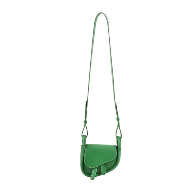 Bolso de hombro con solapa para mujer, de piel sintética artificial, para viajes, vacaciones, fiestas y trabajo. Verde