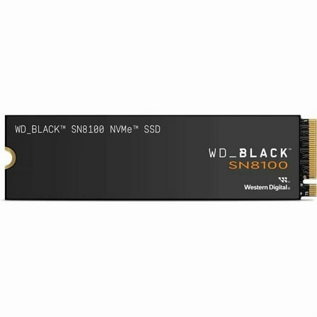 1TB* WD_BLACK™ SN8100 PCIe® 5.0x4 NVMe™ M.2 SSD Game Drive, WDBCMT0010BNC-WRSN