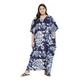 thumbnail image 2 of Caftans pour Femmes Longue Maxi Grande Taille Robe Caftans Manches 3/4 Robes pour Dames Filles en Ligne, 2 of 7