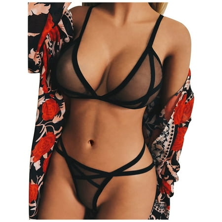 

muxika Womens Sexy Lingerie Set Mesh Sexy Lingerie for Women Underwear Sleepwear Womens Lingerie Valentine s Day Gifts for Girlfriend