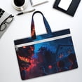 thumbnail image 6 of Pofeuu Spooky Halloween Night Scene Print Laptop Bag Carrying - Computer Bag Laptop Case Shoulder Slim Work Travel, 6 of 8