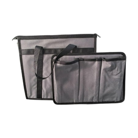 colaxi 2 Pieces Mini Carry Bag File Folder Tote Art Organizer Bag Daily Use File Holder Craft Storage Tote Bag for