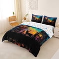 thumbnail image 2 of Erosebridal Jungle Wildlife Deer Duvet Cover Set,Rustic Farmhouse Hunting Bedding Full For Men Women 3-Piece,No Comforter,Reversible, 2 of 6