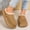 Brown, variant on Womens Fuzzy Mule Slippers, Suede Upper with Shearling Lining Thick Chunky Sole Easy Wear Warm Closed Back Indoor Outdoor Footwear for Women