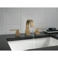 thumbnail image 2 of Delta Vero Two Handle Widespread Bathroom Faucet in Champagne Bronze 3553LF-CZ, 2 of 2