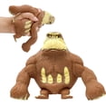 thumbnail image 1 of Figura de gorila antiestrés, 16 cm, marrón, juguete antiansiedad, suave y estrujable, ideal para ocio, entretenimiento y alivio del estrés., 1 of 5