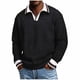 thumbnail image 2 of Ceisia Men's Oversize Ribbed Two-in-One Long-Sleeve Knit Top Multi-Solid for Winter-Spring Gift, 2 of 8