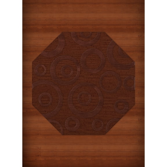 Dalyn Dover Area Rug DV5 Dv5 Paprika Bubbles Circles 10' x 10' Octagon