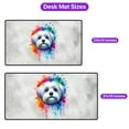 thumbnail image 5 of Watercolor Drip Maltese Pop Art Colorful Portrait Artwork Desk Mat Full Keyboard Mouse Pad Maltese Dog Lover Gifts Idea Large Mousepad - 01009, 5 of 5
