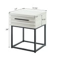 thumbnail image 3 of Twin Bedroom : 3d Upholstered Bed And Modern Nightstand Piece Configuration: With Stylish Design, 3 of 5