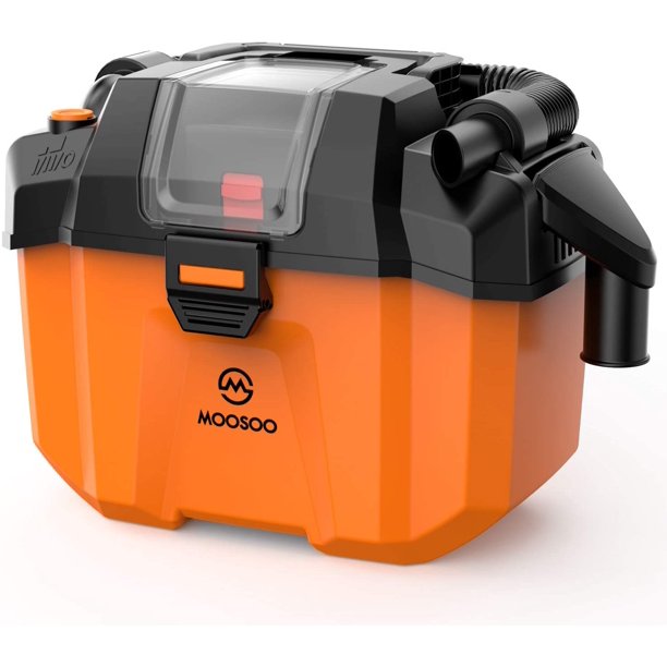 MOOSOO L10 Plus Portable Shop Vacuum Wet Dry Cordless Handheld Vacuum