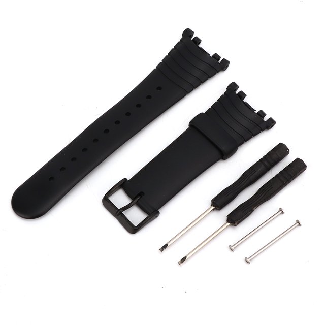 Watchband,Soft Rubber Watchband Watch Watch Band Watch Accessory Exceptional Craftsmanship