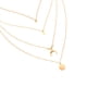thumbnail image 4 of Bar Layered Collar Charm Collar de lentejuelas Collar colgante de oro Joyería de moda para mujeres y niñas regalos, 4 of 6