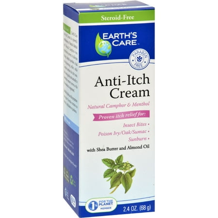 Earths Care Natural Products Earths Care  Anti-Itch Cream, 2.4
