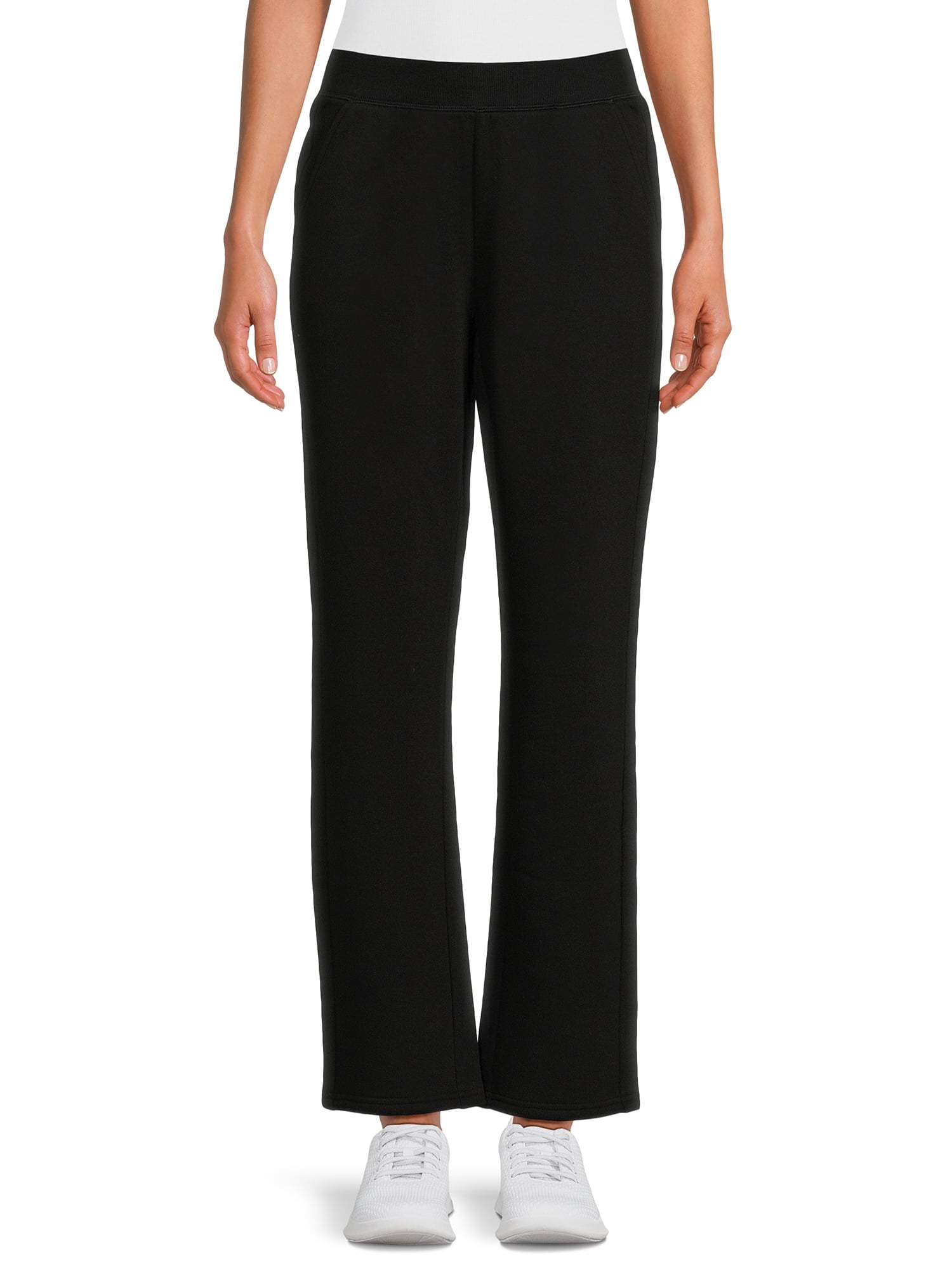 Athletic Works Women's Fleece Open Pants, Sizes XS3XL